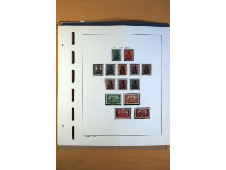 1920/59, ungebrauchte und bis auf Mi.-Nr. 18-31, 128-34 und wenige weitere kpl. Sammlung incl. Dienst