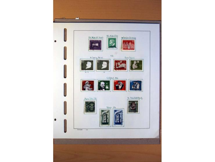 1945/80, ungebrauchter, postfrischer und gestempelter Posten mit Sammlungen Gemeinschaftsausgaben, Französische Zone, Bizone 