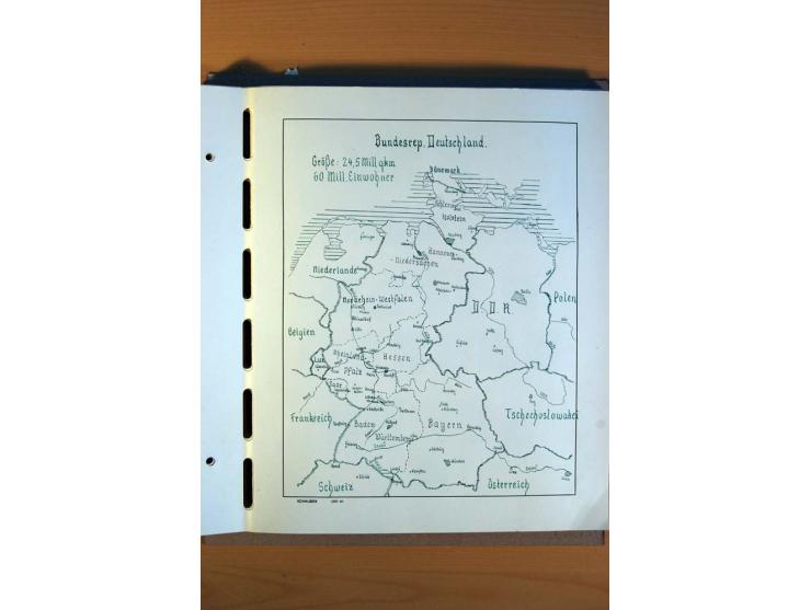 1945/80, ungebrauchter, postfrischer und gestempelter Posten mit Sammlungen Gemeinschaftsausgaben, Französische Zone, Bizone 