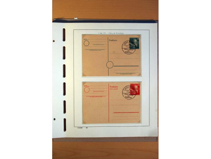 1945/80, ungebrauchter, postfrischer und gestempelter Posten mit Sammlungen Gemeinschaftsausgaben, Französische Zone, Bizone 