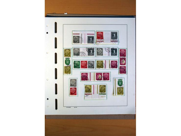 1945/80, ungebrauchter, postfrischer und gestempelter Posten mit Sammlungen Gemeinschaftsausgaben, Französische Zone, Bizone 