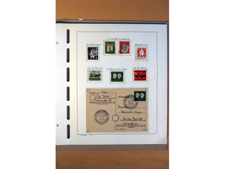 1945/80, ungebrauchter, postfrischer und gestempelter Posten mit Sammlungen Gemeinschaftsausgaben, Französische Zone, Bizone 
