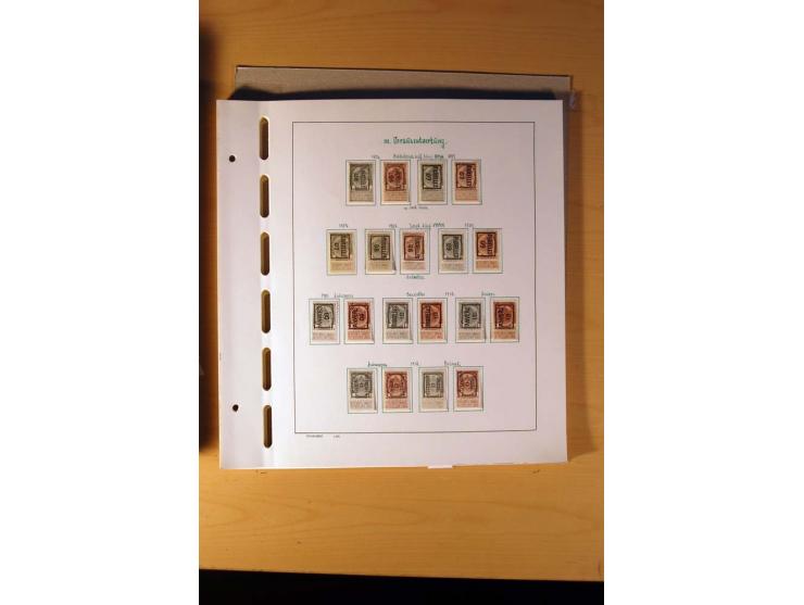 1849/1980, sehr schöne ungebrauchte, postfrische und gestempelte Sammlung mit einer Vielzahl an guten Werten, dabei Mi.-Nr. 3