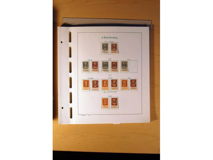 1849/1980, sehr schöne ungebrauchte, postfrische und gestempelte Sammlung mit einer Vielzahl an guten Werten, dabei Mi.-Nr. 3