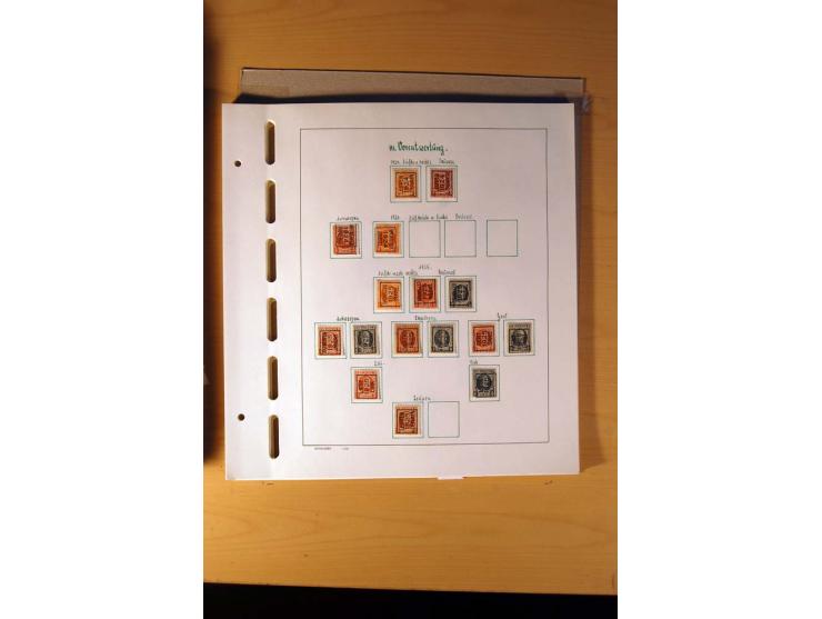 1849/1980, sehr schöne ungebrauchte, postfrische und gestempelte Sammlung mit einer Vielzahl an guten Werten, dabei Mi.-Nr. 3
