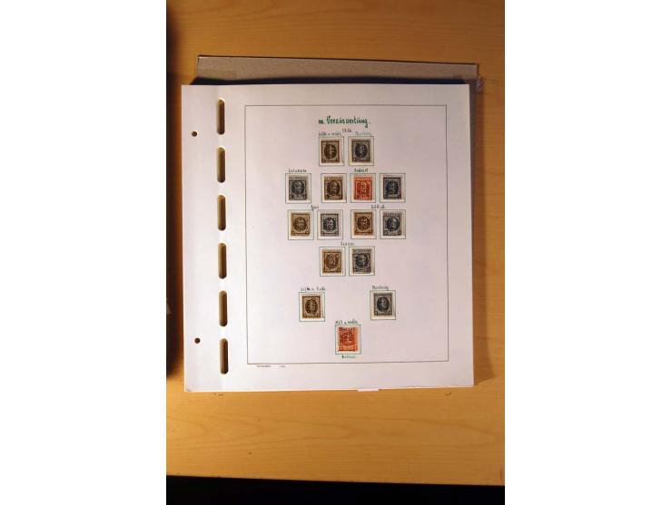 1849/1980, sehr schöne ungebrauchte, postfrische und gestempelte Sammlung mit einer Vielzahl an guten Werten, dabei Mi.-Nr. 3