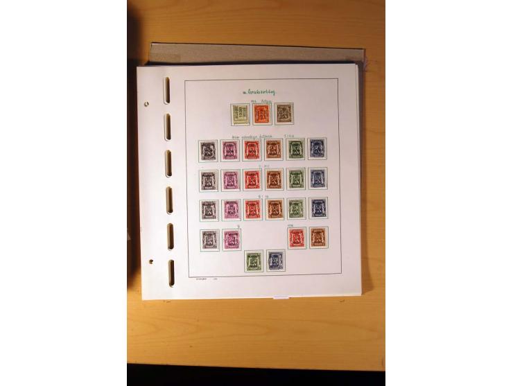 1849/1980, sehr schöne ungebrauchte, postfrische und gestempelte Sammlung mit einer Vielzahl an guten Werten, dabei Mi.-Nr. 3