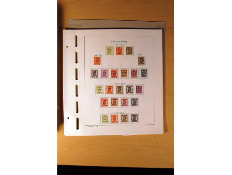 1849/1980, sehr schöne ungebrauchte, postfrische und gestempelte Sammlung mit einer Vielzahl an guten Werten, dabei Mi.-Nr. 3