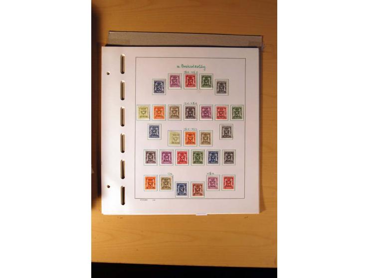1849/1980, sehr schöne ungebrauchte, postfrische und gestempelte Sammlung mit einer Vielzahl an guten Werten, dabei Mi.-Nr. 3