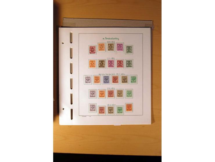 1849/1980, sehr schöne ungebrauchte, postfrische und gestempelte Sammlung mit einer Vielzahl an guten Werten, dabei Mi.-Nr. 3
