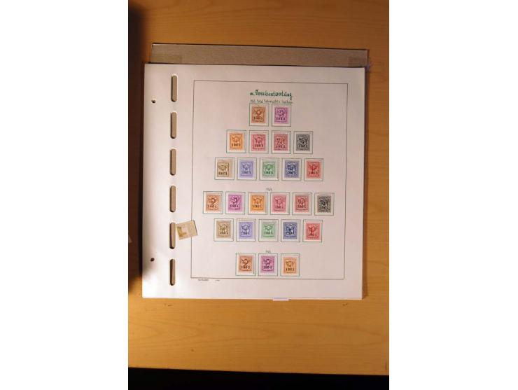 1849/1980, sehr schöne ungebrauchte, postfrische und gestempelte Sammlung mit einer Vielzahl an guten Werten, dabei Mi.-Nr. 3