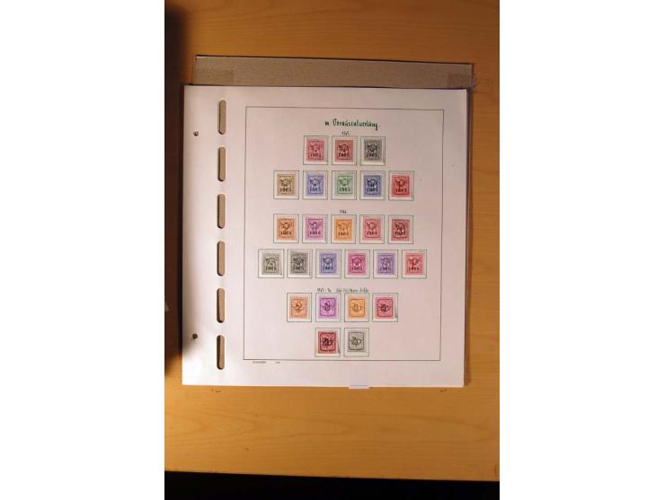 1849/1980, sehr schöne ungebrauchte, postfrische und gestempelte Sammlung mit einer Vielzahl an guten Werten, dabei Mi.-Nr. 3