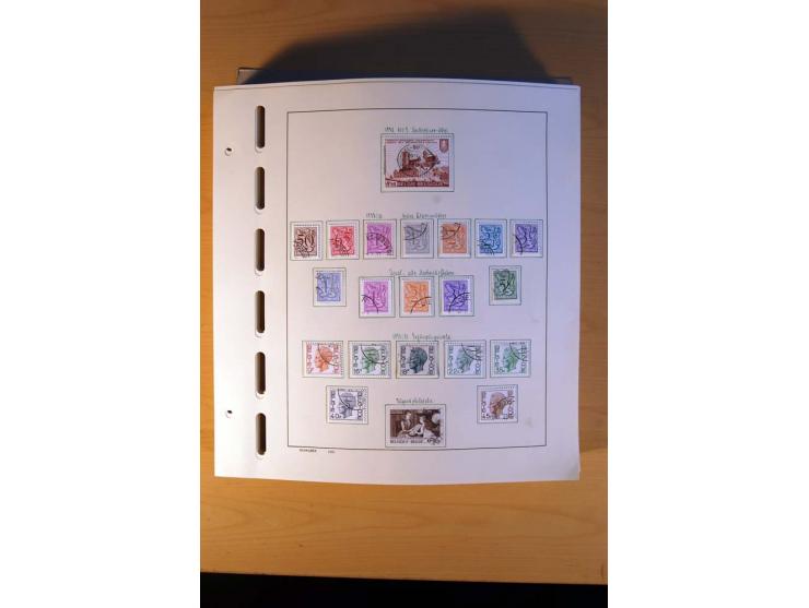 1849/1980, sehr schöne ungebrauchte, postfrische und gestempelte Sammlung mit einer Vielzahl an guten Werten, dabei Mi.-Nr. 3