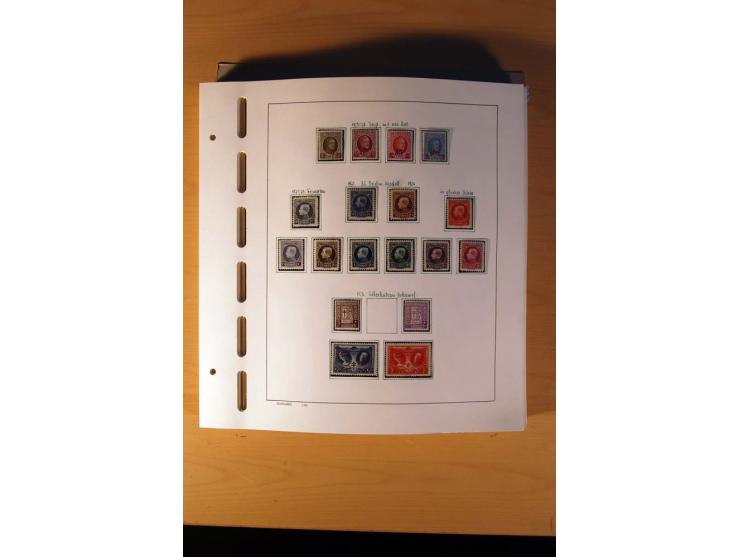 1849/1980, sehr schöne ungebrauchte, postfrische und gestempelte Sammlung mit einer Vielzahl an guten Werten, dabei Mi.-Nr. 3