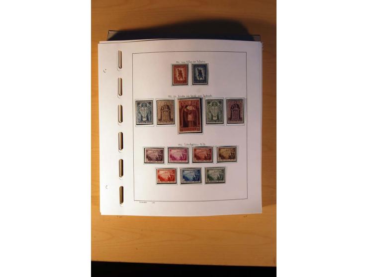 1849/1980, sehr schöne ungebrauchte, postfrische und gestempelte Sammlung mit einer Vielzahl an guten Werten, dabei Mi.-Nr. 3