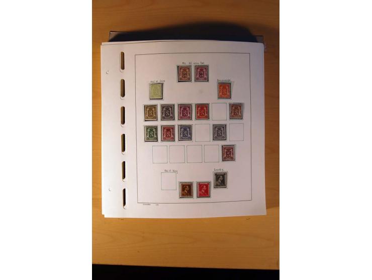 1849/1980, sehr schöne ungebrauchte, postfrische und gestempelte Sammlung mit einer Vielzahl an guten Werten, dabei Mi.-Nr. 3