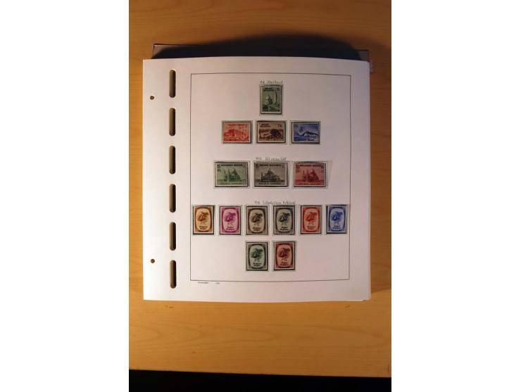 1849/1980, sehr schöne ungebrauchte, postfrische und gestempelte Sammlung mit einer Vielzahl an guten Werten, dabei Mi.-Nr. 3