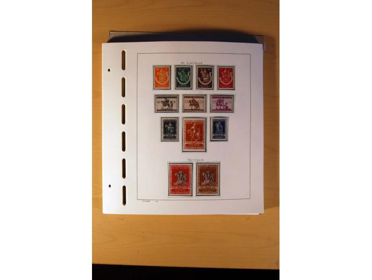 1849/1980, sehr schöne ungebrauchte, postfrische und gestempelte Sammlung mit einer Vielzahl an guten Werten, dabei Mi.-Nr. 3