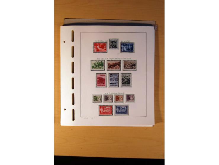 1849/1980, sehr schöne ungebrauchte, postfrische und gestempelte Sammlung mit einer Vielzahl an guten Werten, dabei Mi.-Nr. 3