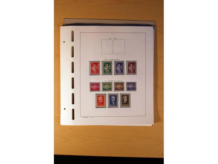 1849/1980, sehr schöne ungebrauchte, postfrische und gestempelte Sammlung mit einer Vielzahl an guten Werten, dabei Mi.-Nr. 3