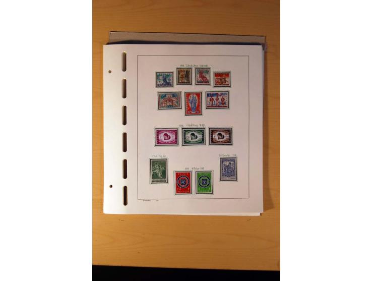 1849/1980, sehr schöne ungebrauchte, postfrische und gestempelte Sammlung mit einer Vielzahl an guten Werten, dabei Mi.-Nr. 3