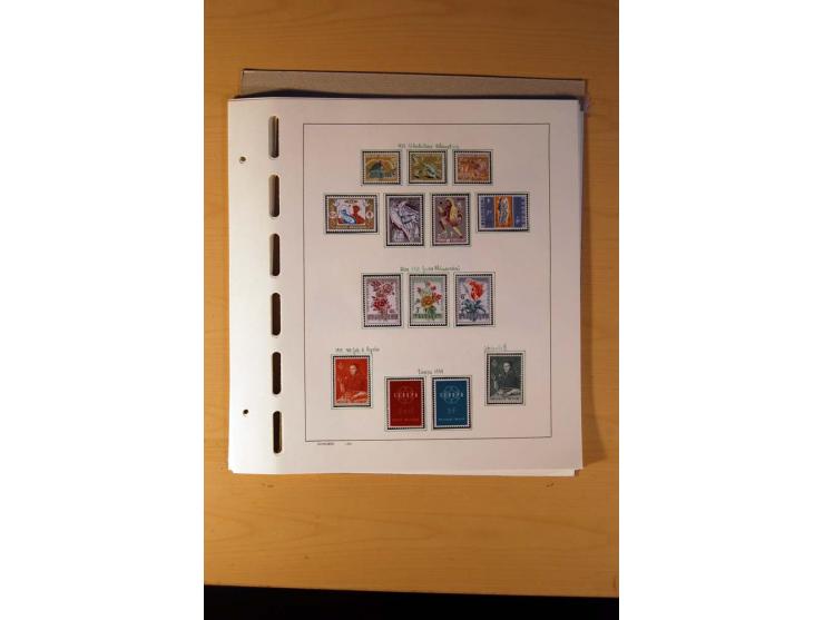 1849/1980, sehr schöne ungebrauchte, postfrische und gestempelte Sammlung mit einer Vielzahl an guten Werten, dabei Mi.-Nr. 3