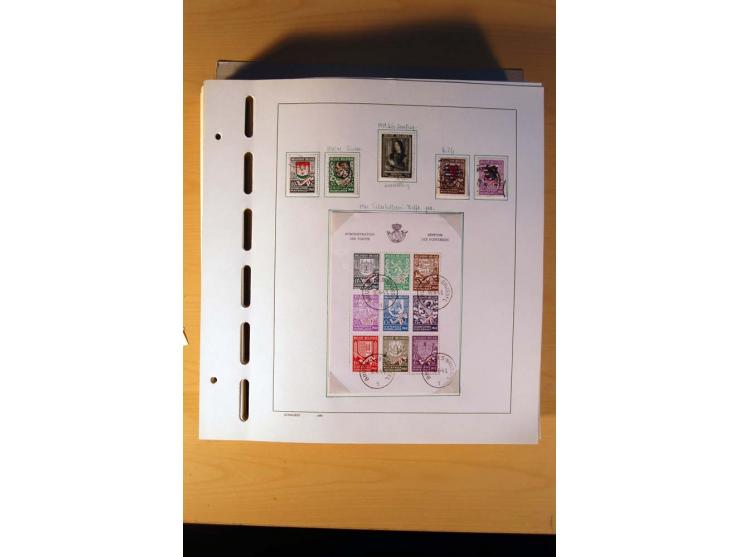 1849/1980, sehr schöne ungebrauchte, postfrische und gestempelte Sammlung mit einer Vielzahl an guten Werten, dabei Mi.-Nr. 3