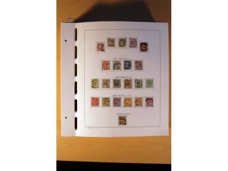 1849/1980, sehr schöne ungebrauchte, postfrische und gestempelte Sammlung mit einer Vielzahl an guten Werten, dabei Mi.-Nr. 3