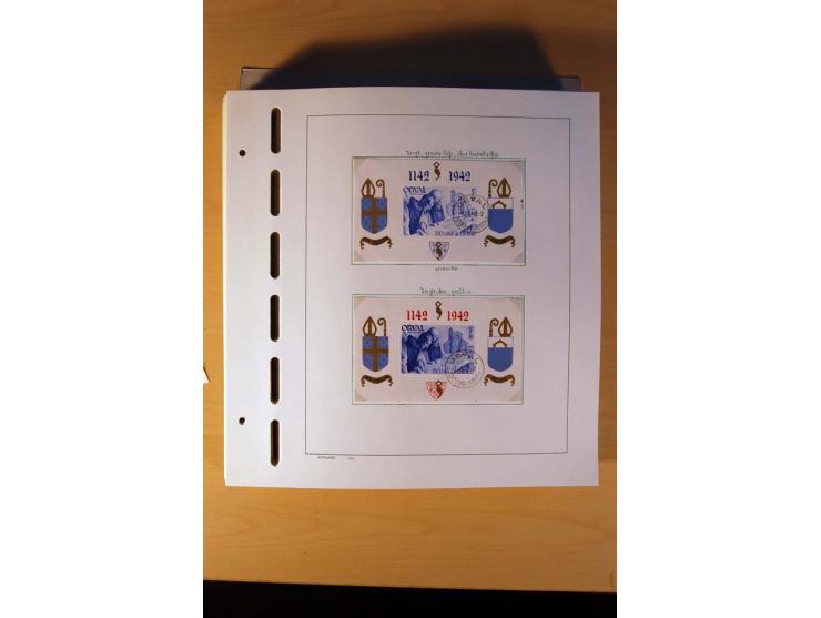 1849/1980, sehr schöne ungebrauchte, postfrische und gestempelte Sammlung mit einer Vielzahl an guten Werten, dabei Mi.-Nr. 3