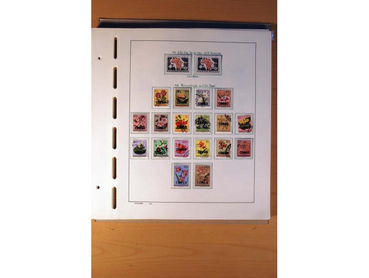 1886/1975, ungebrauchte, postfrische und gestempelte Sammlung mit zusätzlich Kongo-Kinshasa und -Zaire, teils in beiden Erhal