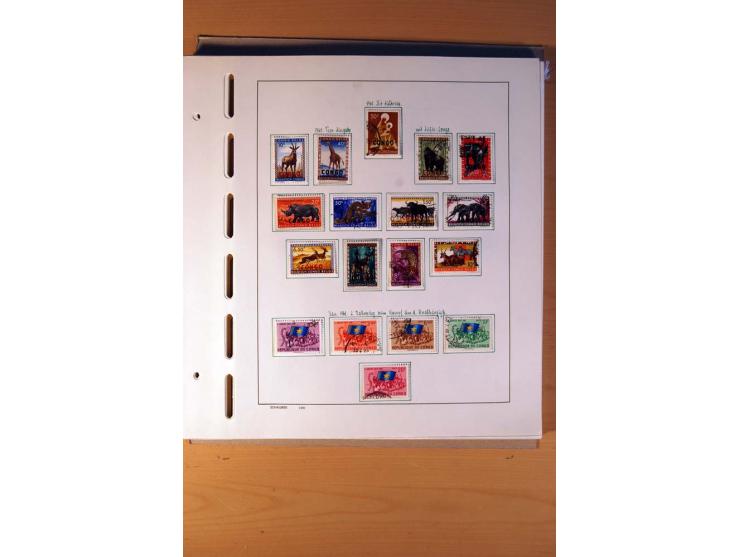 1886/1975, ungebrauchte, postfrische und gestempelte Sammlung mit zusätzlich Kongo-Kinshasa und -Zaire, teils in beiden Erhal