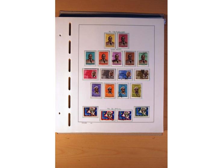 1886/1975, ungebrauchte, postfrische und gestempelte Sammlung mit zusätzlich Kongo-Kinshasa und -Zaire, teils in beiden Erhal