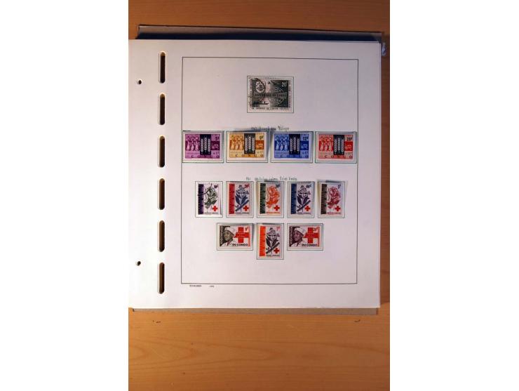 1886/1975, ungebrauchte, postfrische und gestempelte Sammlung mit zusätzlich Kongo-Kinshasa und -Zaire, teils in beiden Erhal
