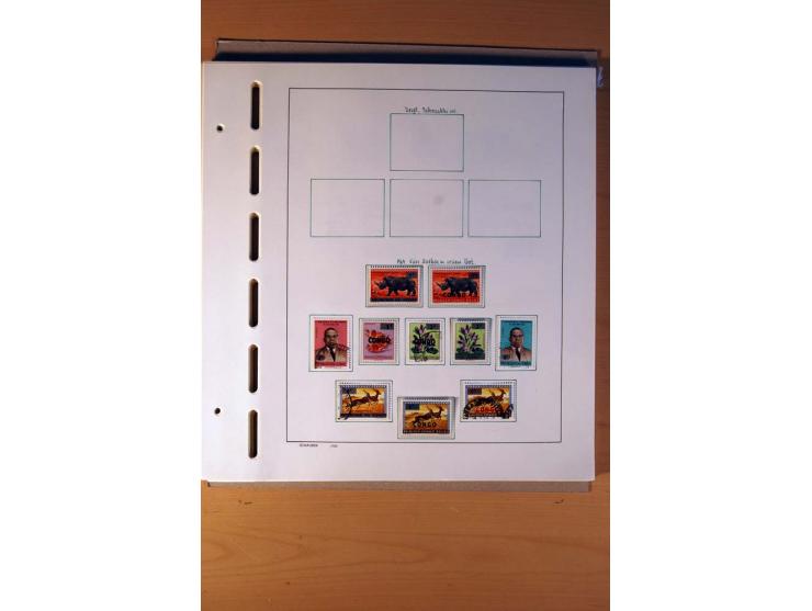 1886/1975, ungebrauchte, postfrische und gestempelte Sammlung mit zusätzlich Kongo-Kinshasa und -Zaire, teils in beiden Erhal