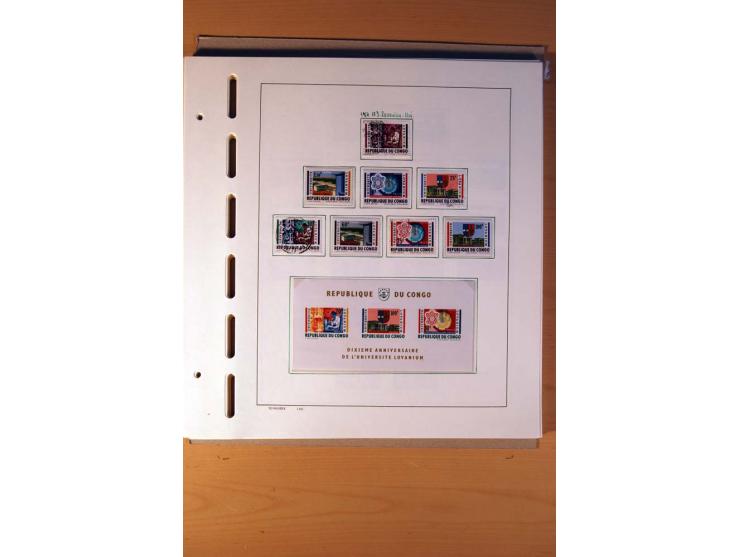 1886/1975, ungebrauchte, postfrische und gestempelte Sammlung mit zusätzlich Kongo-Kinshasa und -Zaire, teils in beiden Erhal