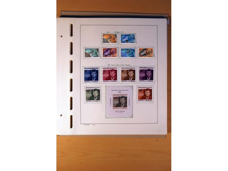 1886/1975, ungebrauchte, postfrische und gestempelte Sammlung mit zusätzlich Kongo-Kinshasa und -Zaire, teils in beiden Erhal