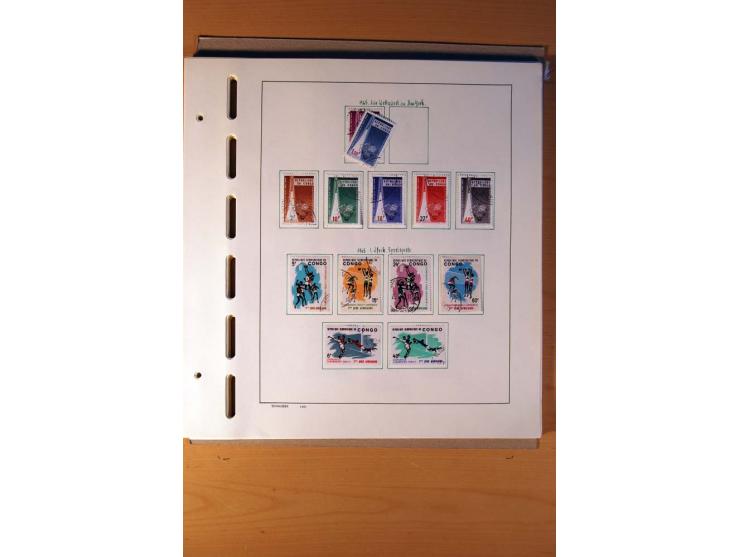 1886/1975, ungebrauchte, postfrische und gestempelte Sammlung mit zusätzlich Kongo-Kinshasa und -Zaire, teils in beiden Erhal