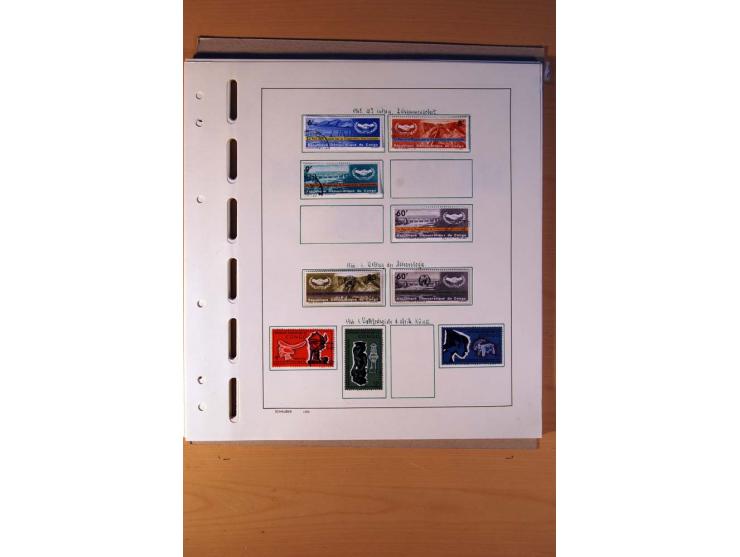 1886/1975, ungebrauchte, postfrische und gestempelte Sammlung mit zusätzlich Kongo-Kinshasa und -Zaire, teils in beiden Erhal