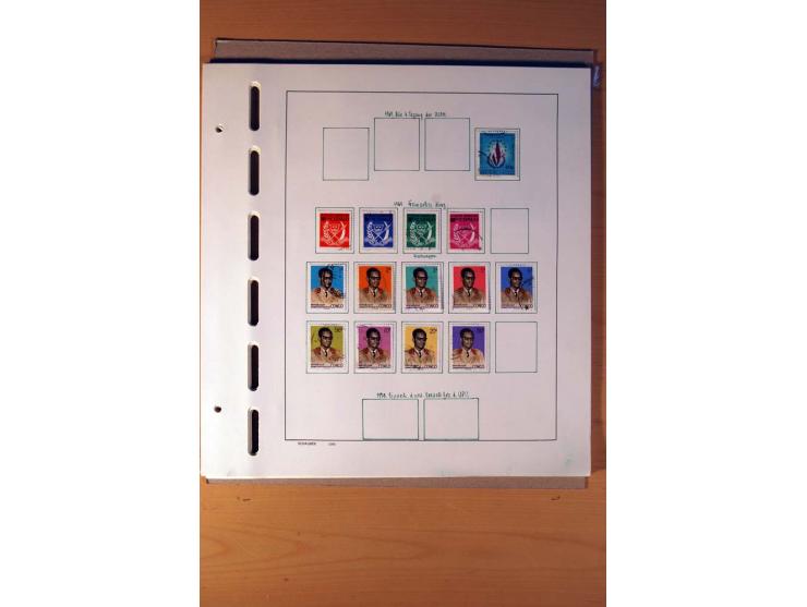 1886/1975, ungebrauchte, postfrische und gestempelte Sammlung mit zusätzlich Kongo-Kinshasa und -Zaire, teils in beiden Erhal