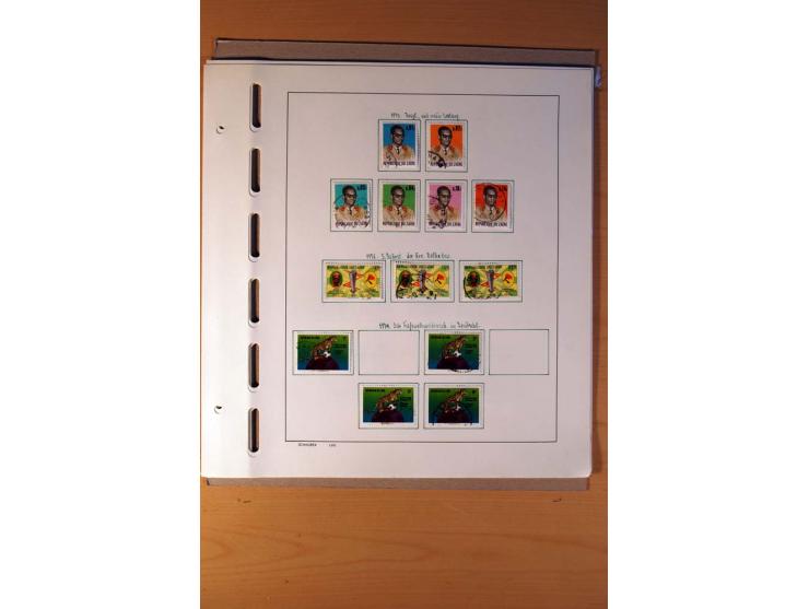1886/1975, ungebrauchte, postfrische und gestempelte Sammlung mit zusätzlich Kongo-Kinshasa und -Zaire, teils in beiden Erhal