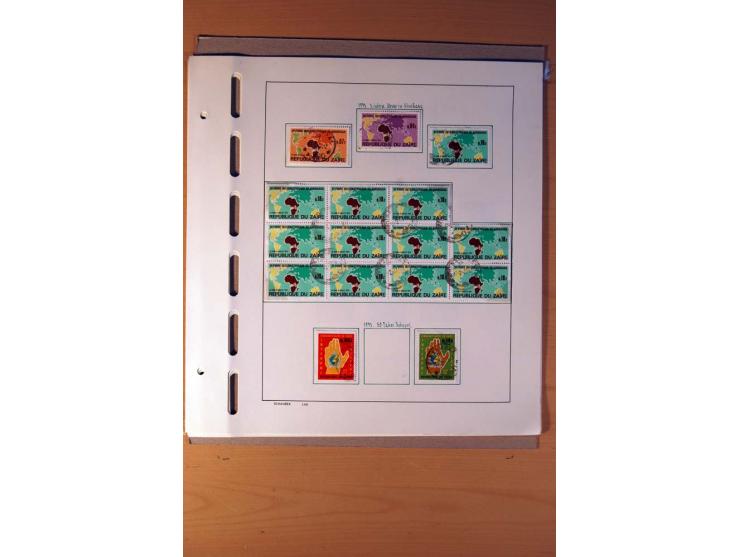 1886/1975, ungebrauchte, postfrische und gestempelte Sammlung mit zusätzlich Kongo-Kinshasa und -Zaire, teils in beiden Erhal