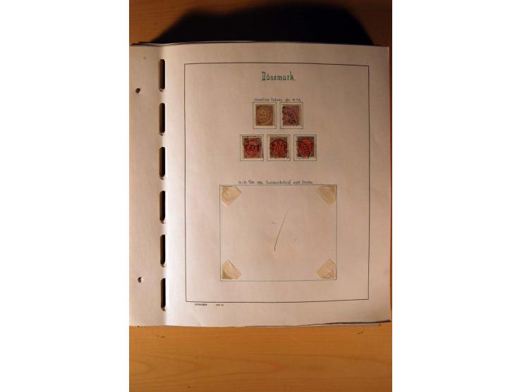 1851/1982, gestempelte kpl. Sammlung mit vielen Unternummern, u.a. Mi.-Nr. 2I und II, Farben, Zähnungen, vielen Zusammendruck