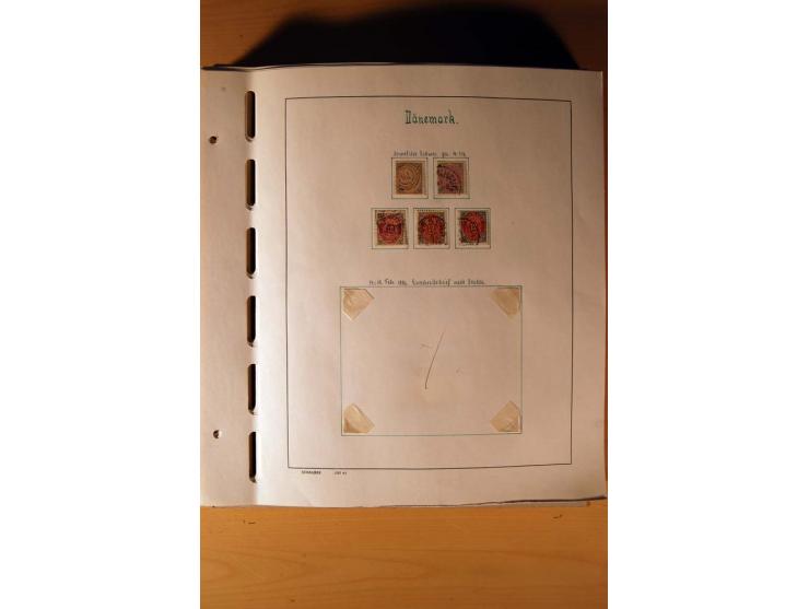 1851/1982, gestempelte kpl. Sammlung mit vielen Unternummern, u.a. Mi.-Nr. 2I und II, Farben, Zähnungen, vielen Zusammendruck
