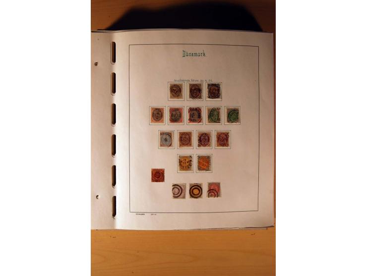 1851/1982, gestempelte kpl. Sammlung mit vielen Unternummern, u.a. Mi.-Nr. 2I und II, Farben, Zähnungen, vielen Zusammendruck