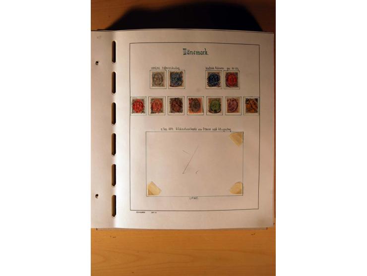1851/1982, gestempelte kpl. Sammlung mit vielen Unternummern, u.a. Mi.-Nr. 2I und II, Farben, Zähnungen, vielen Zusammendruck