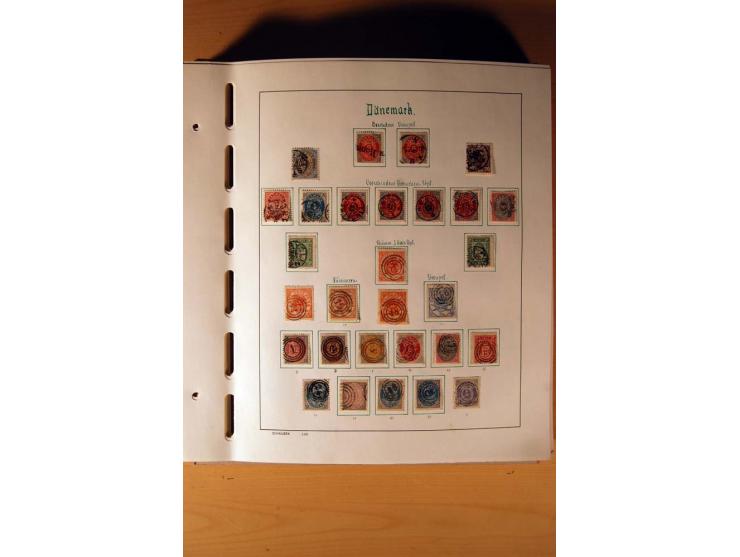 1851/1982, gestempelte kpl. Sammlung mit vielen Unternummern, u.a. Mi.-Nr. 2I und II, Farben, Zähnungen, vielen Zusammendruck