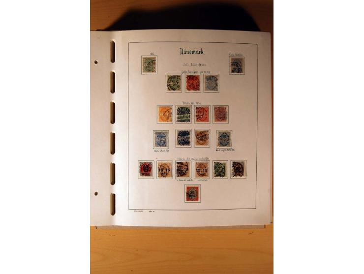 1851/1982, gestempelte kpl. Sammlung mit vielen Unternummern, u.a. Mi.-Nr. 2I und II, Farben, Zähnungen, vielen Zusammendruck