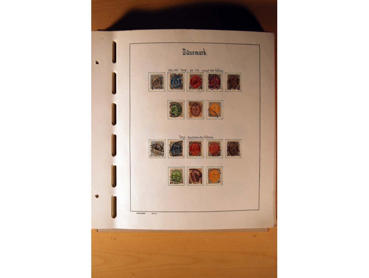 1851/1982, gestempelte kpl. Sammlung mit vielen Unternummern, u.a. Mi.-Nr. 2I und II, Farben, Zähnungen, vielen Zusammendruck