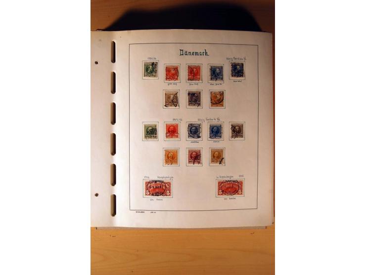 1851/1982, gestempelte kpl. Sammlung mit vielen Unternummern, u.a. Mi.-Nr. 2I und II, Farben, Zähnungen, vielen Zusammendruck
