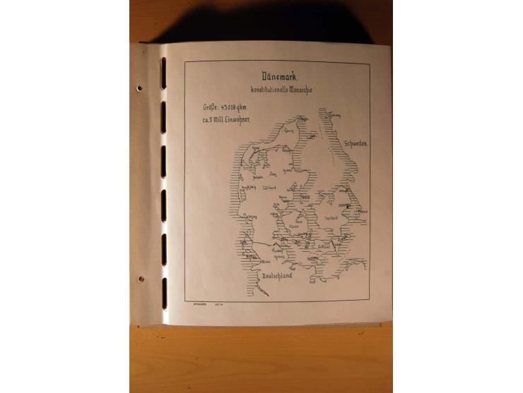1851/1982, gestempelte kpl. Sammlung mit vielen Unternummern, u.a. Mi.-Nr. 2I und II, Farben, Zähnungen, vielen Zusammendruck